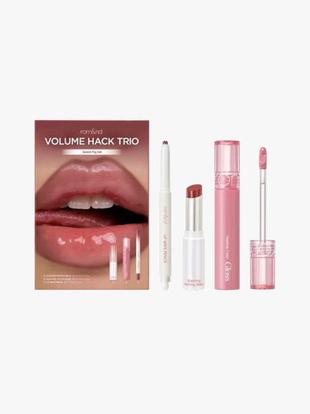 Romn&d Volume Hack Trio in multiple branded components on a light gray background