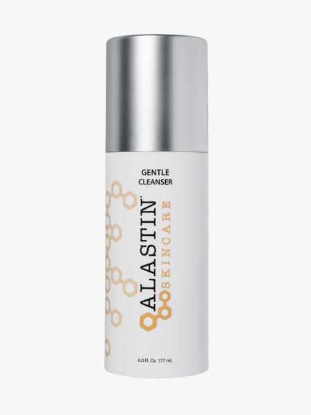 Alastin Skincare Gentle Cleanser in branded component on a light gray background